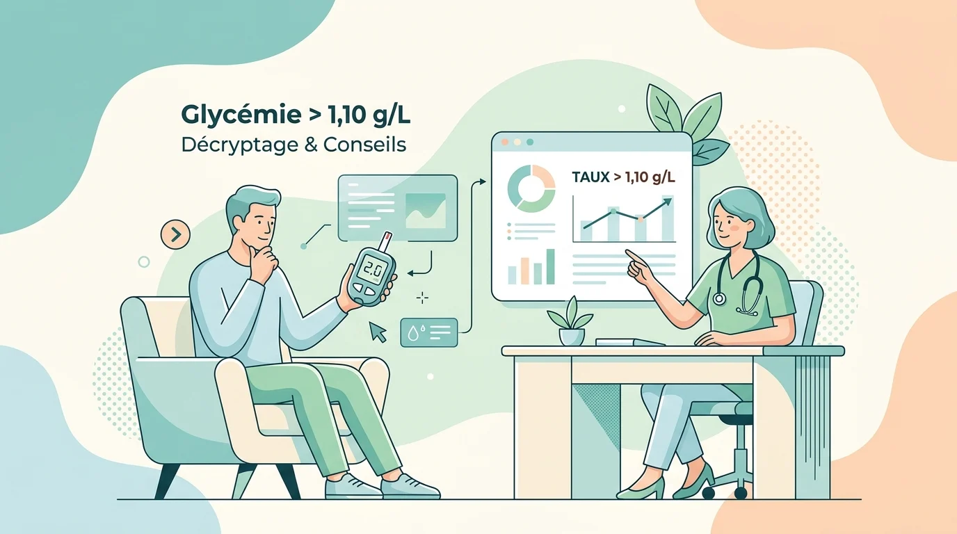Glycémie élevée : ce que dit vraiment un taux au-dessus de 1,10 g/L