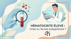 Numération formule sanguine avec un hématocrite élevé signalé