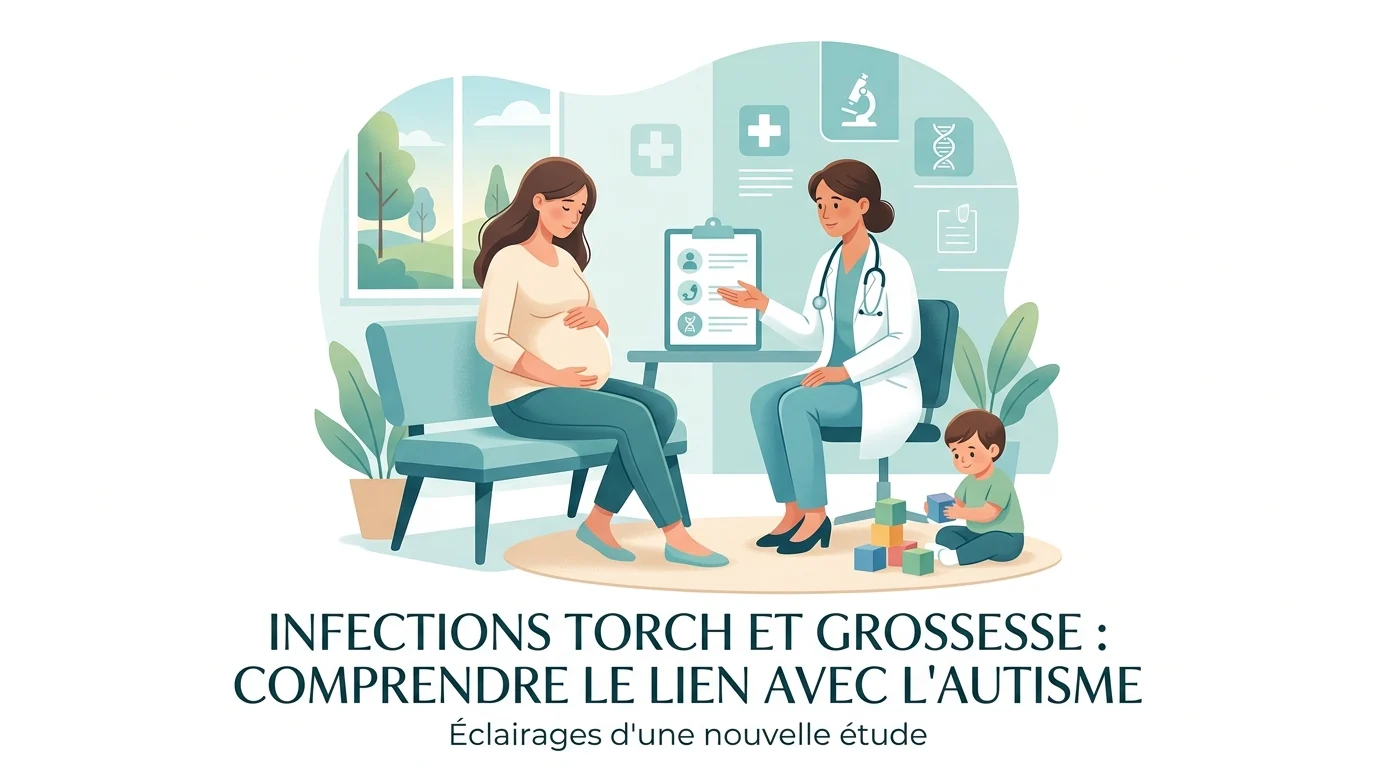 Femme enceinte consultant ses sérologies de grossesse pour dépister les infections TORCH avec une sage-femme