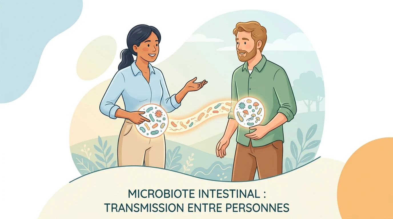 Échantillon de selles préparé en laboratoire pour analyser le microbiote intestinal et ses souches bactériennes
