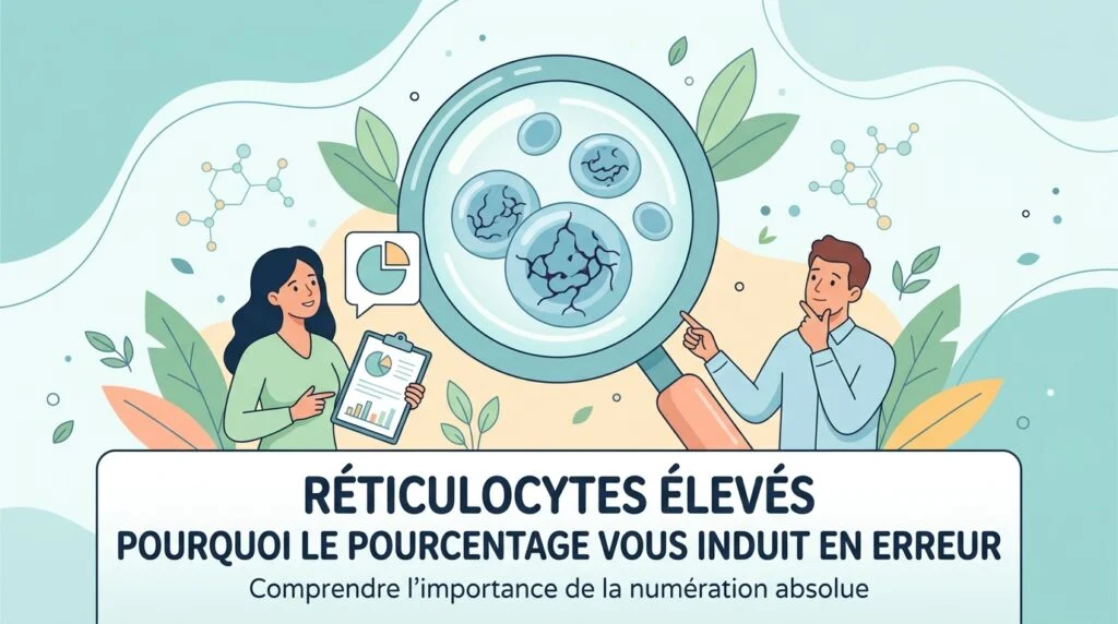 Réticulocytes élevés : pourquoi le pourcentage vous induit en erreur