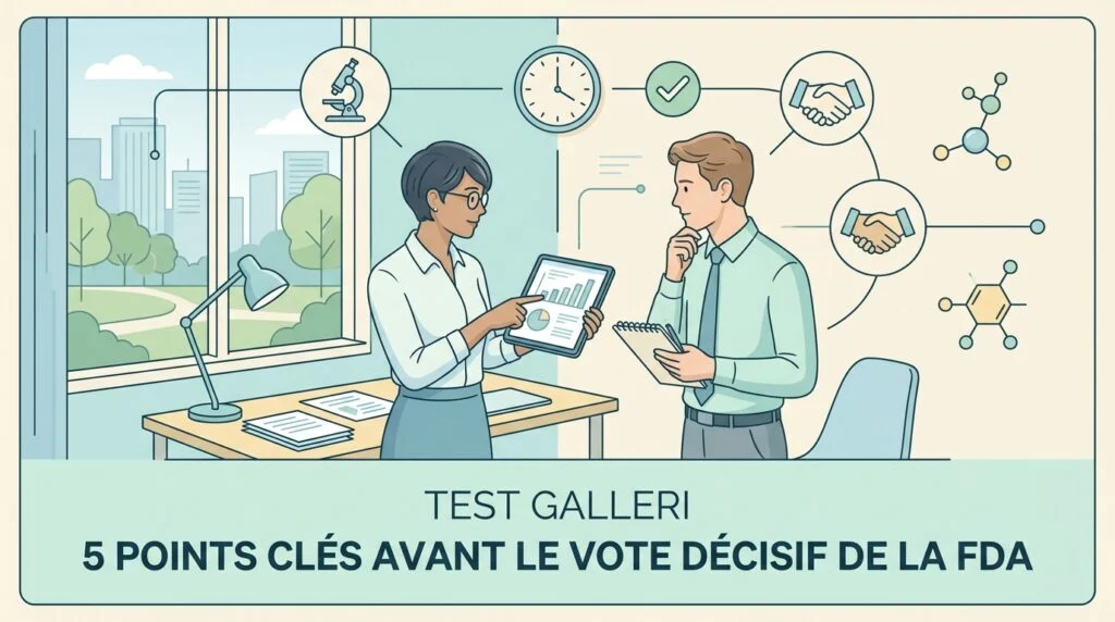 Tube de prélèvement sanguin et dossier réglementaire illustrant le test Galleri examiné par la FDA