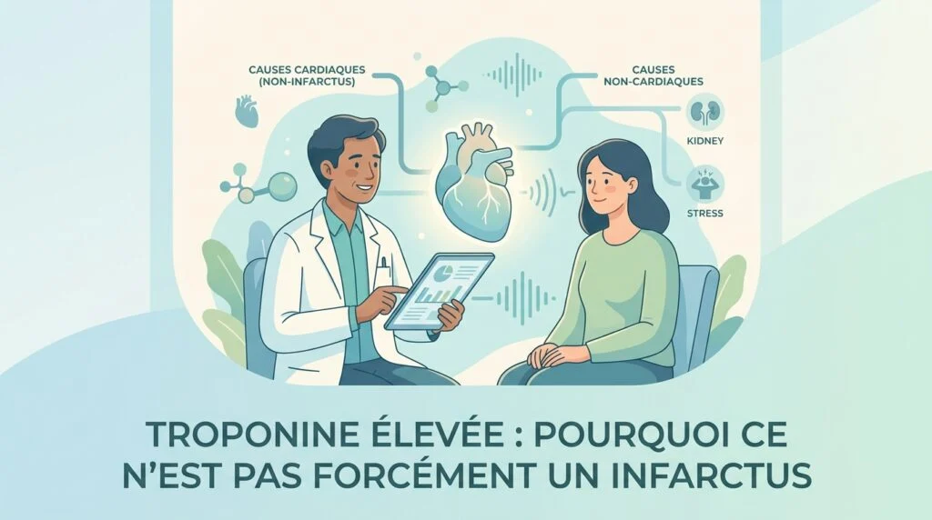 Troponine élevée : pourquoi ce n'est pas forcément un infarctus