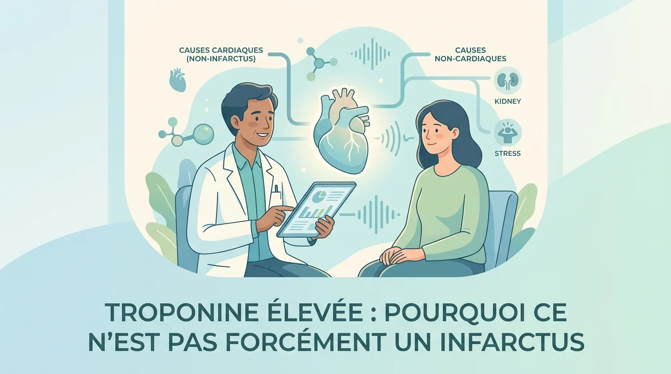 Troponine élevée : pourquoi ce n'est pas forcément un infarctus