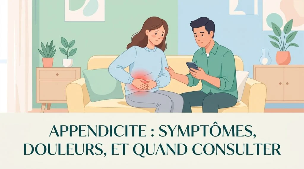 Appendicite : symptômes, où a-t-on mal et quand consulter