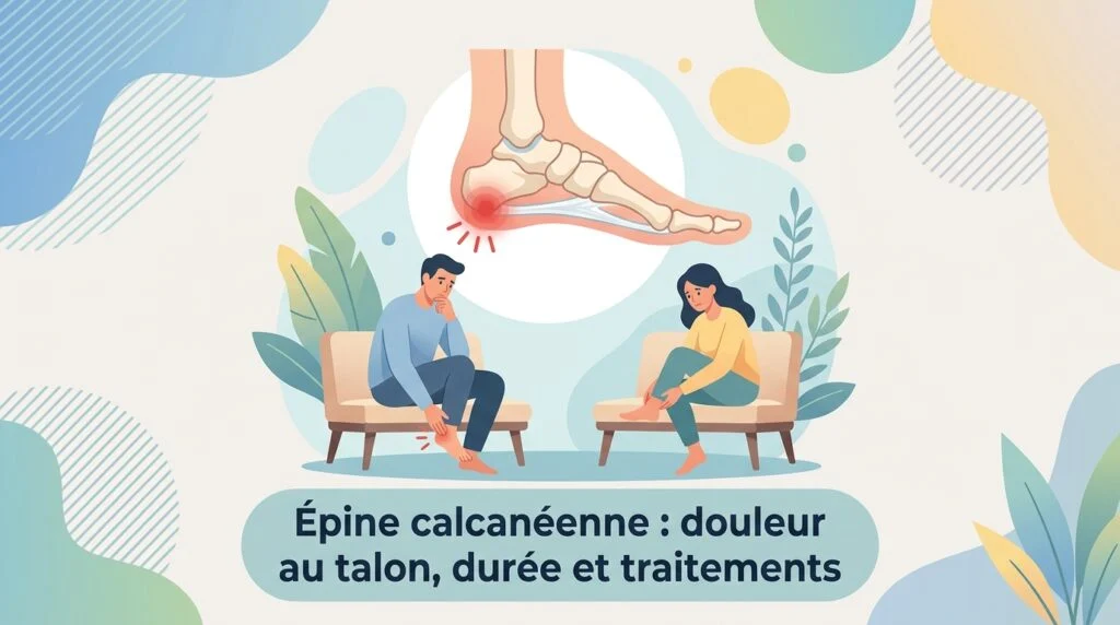 Épine calcanéenne : douleur au talon, durée et traitements