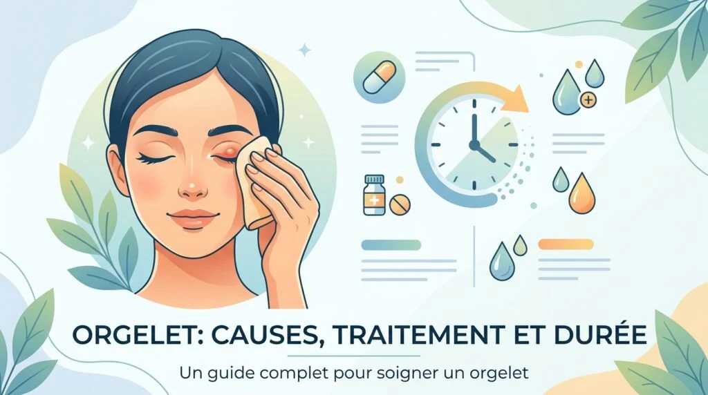 Orgelet : causes, comment le soigner et combien de temps il dure