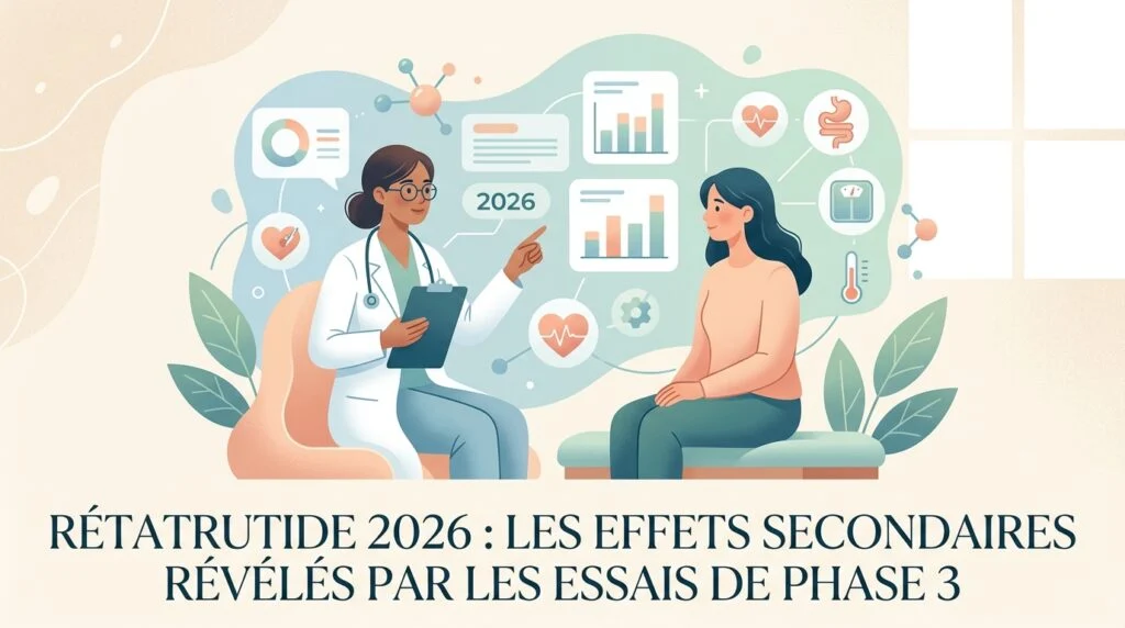 Rétatrutide 2026 : les effets secondaires révélés par les essais de phase 3